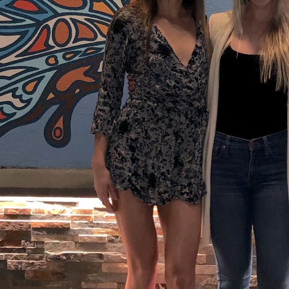 Free People Bell Sleeve Romper - Picture 6 of 7